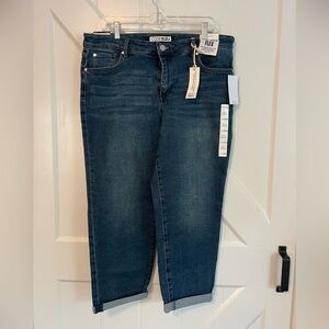 NWT Code Bleu size 16 Lover Crop Blue Jeans